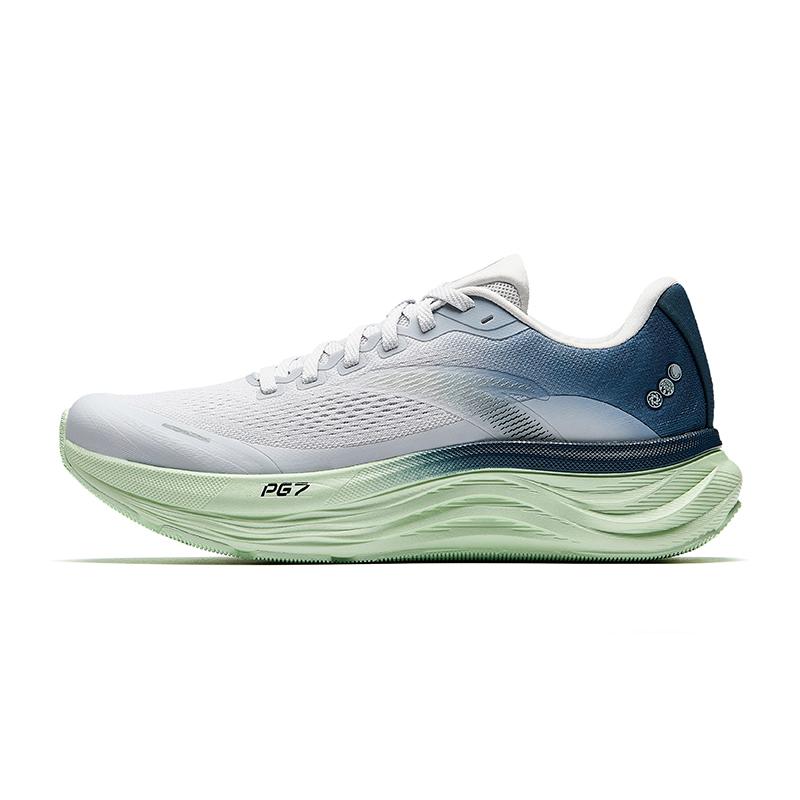 Anta Travel Step 2 PG7 Comfortable Cushioning Slip Resistant Durable Low Top Short Distance Running Shoes Men Sneaker Gray Blue 112525546-8