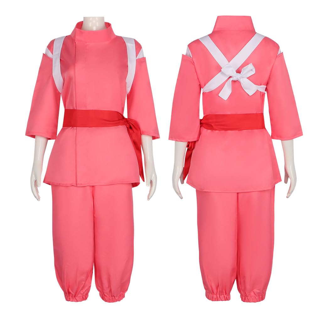 Ogino Haku White Cosplay Costume Set with Wig Anime Halloween Fancy Dress Costume for School Parties [ZOMOZO] (Sen, XL) - Cosplay, Costume, Women,
