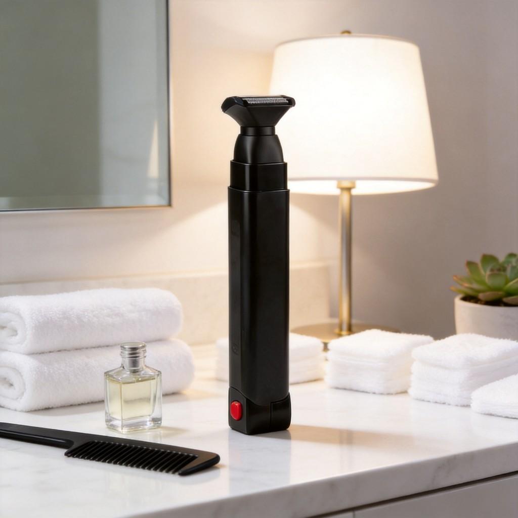 Electric Shaver Back Hair Trimmer With Usb Rechargeable Full Body Hair Removal Device For Men