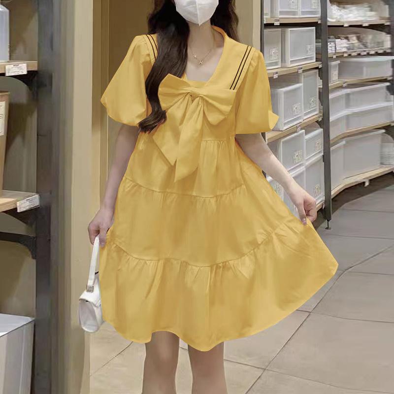 

ZANZEA Женское летнее платье темно-синего цвета с воротником, свободного кроя, повседневное, с коротким рукавом L