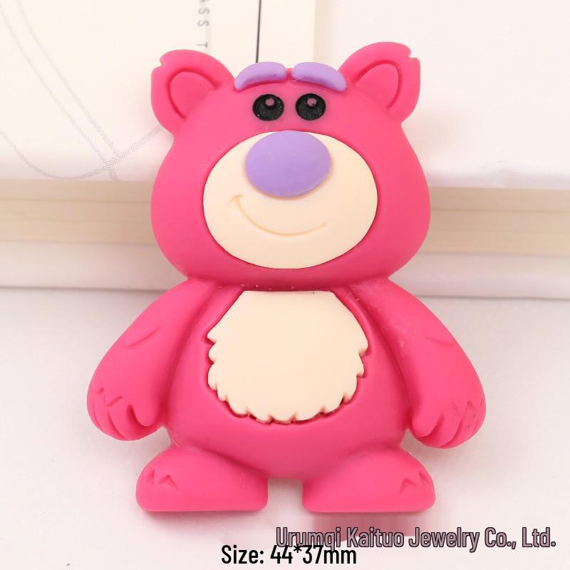 Cartoon Winnie the Pooh & Mickey Series DIY Phone Case, Hair Clip, Crocs, Fridge Magnet Accessories