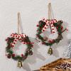 1Pc Christmas Decorations Wreath Art Wreath Decoration Simulation Door Wreath Christmas Decorations Window Christmas Pendants