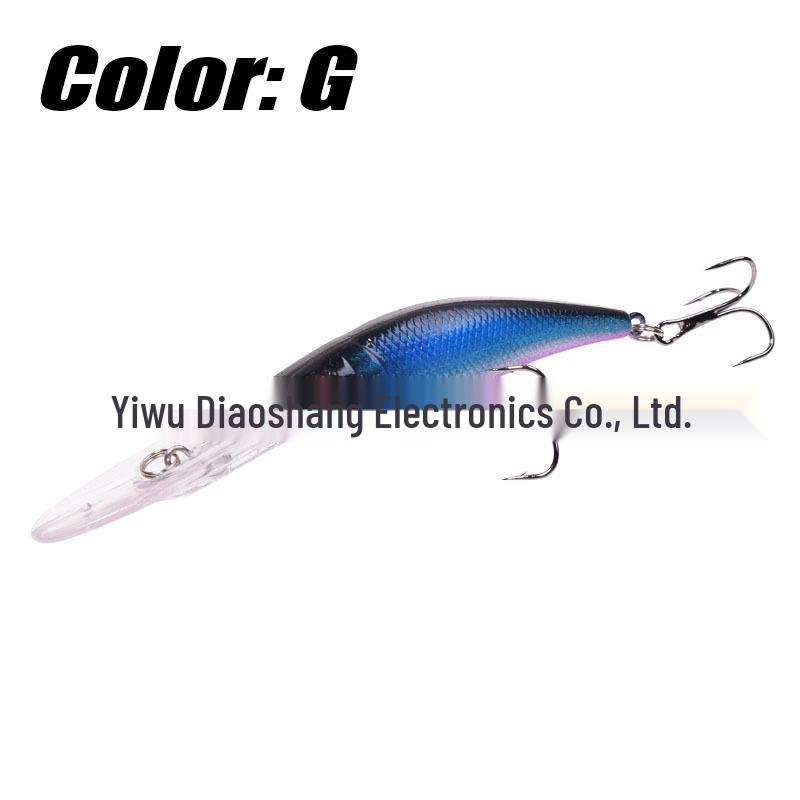 Deep Diving Bionic Minnow Lure Set - Floating Hard Artificial Bait for Long Cast Fishing