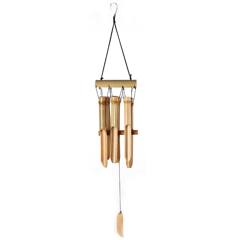 Carillon in Bambù Ornamenti Appesi Fatti a Mano per Decorazione Esterna e Regali Fai da Te
