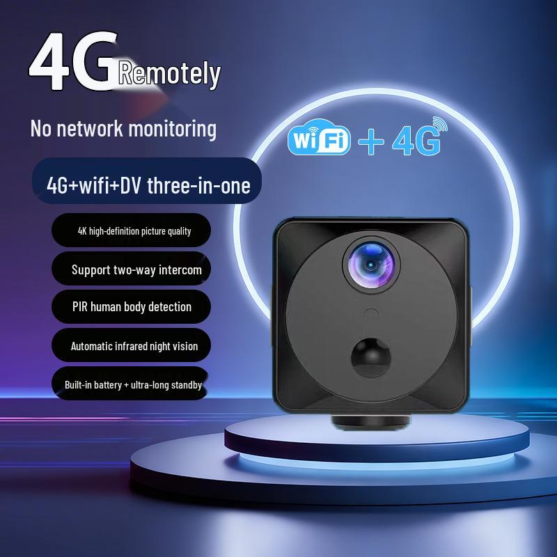 

S8 4G/WiFi Smart Home Surveillance Camera with HD Quality & Infrared Night Vision