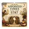 Appointed Times Guide 2026-2027 Wall Calendar, Spiral Bound Scripture Illustrated Calendar with Feast Days Reference Days, Hebrew Dates, Shabbat, Sept