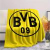1 Manta de Franela con Estampado del BVB, Alta Calidad para Todas las Estaciones, Decoración del Hogar, Calidez y Comodidad, Perfecta para Regalos de Navidad