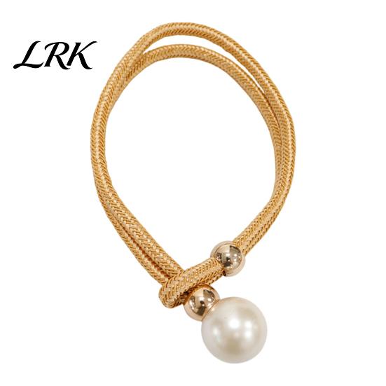 Faux Pearl Curtain Tieback 1Pc Tieback, Woven Rope Adjustable Holder, Stylish Windproof Ties Bead End Draperies Holder for Living Room Bedroom