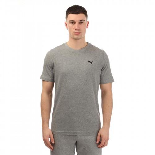 Puma Mens Essential Small Logo Cotton Short-Sleeved T-Shirt