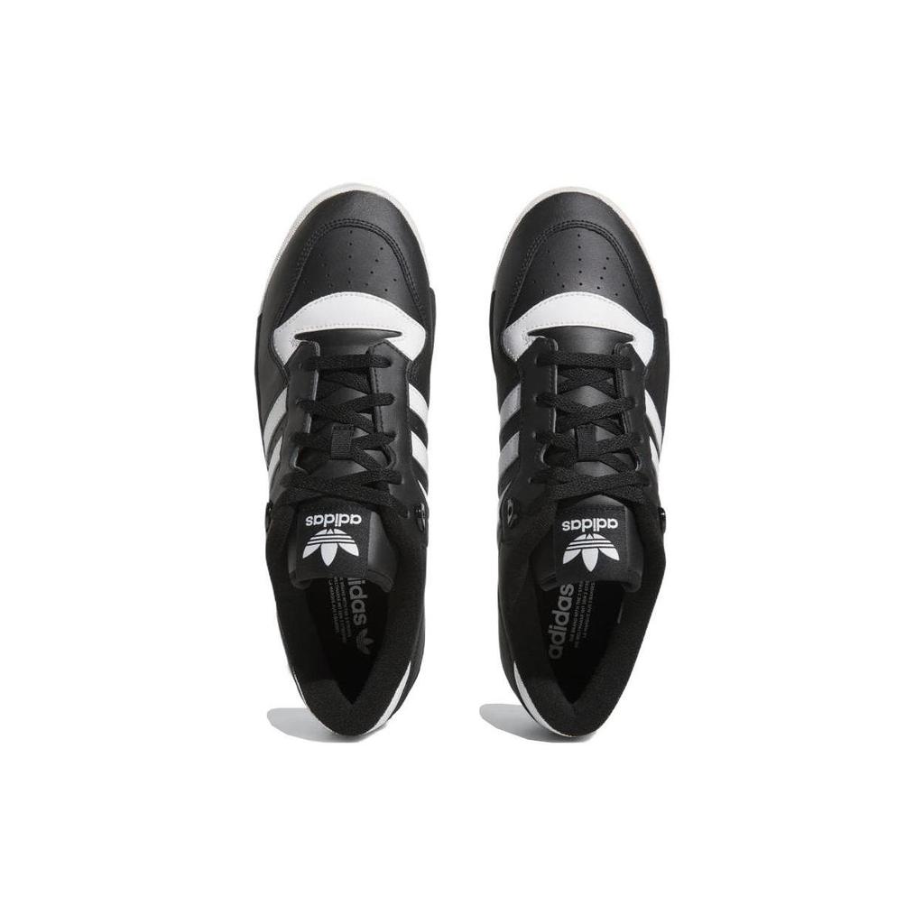 adidas Rivalry Low Black White Unisex Sneakers Core-Black Cloud-White FZ6327