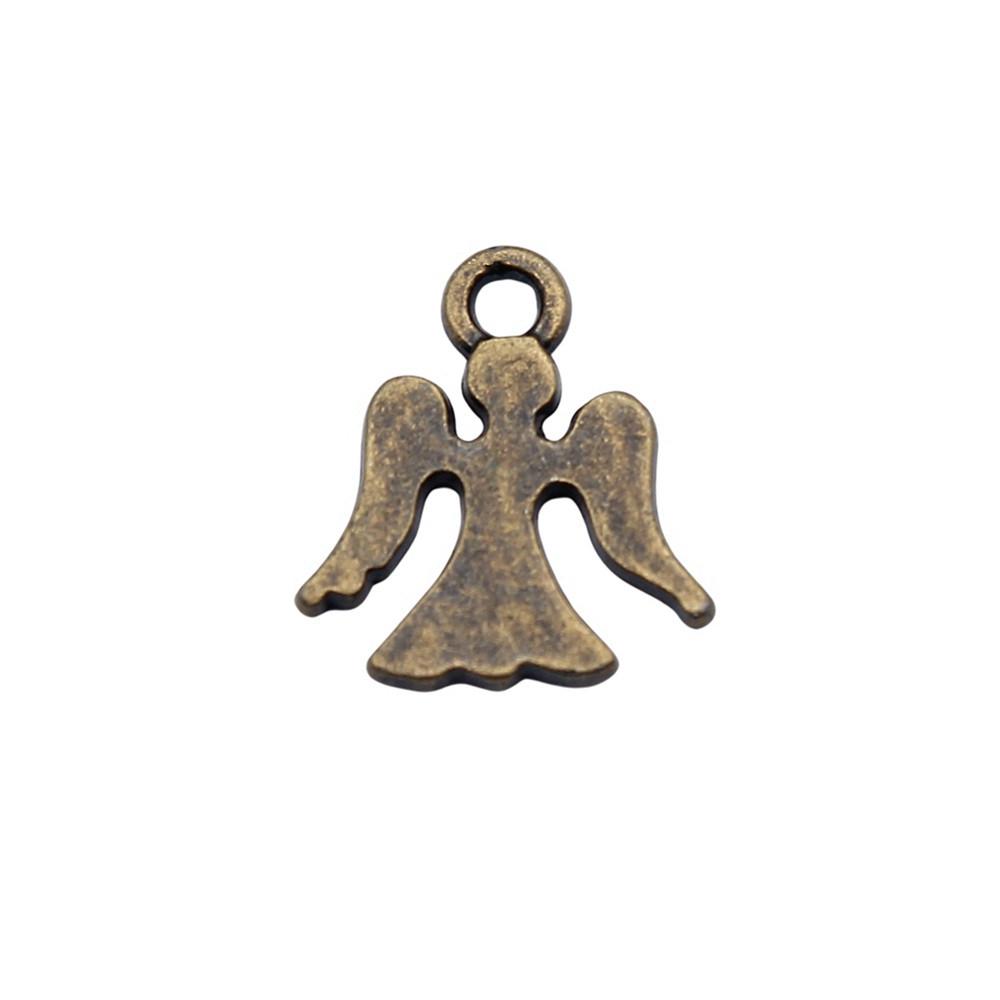 Angel Charms Alloy Fairy Pendants For Religious Holiday Jewelry Making