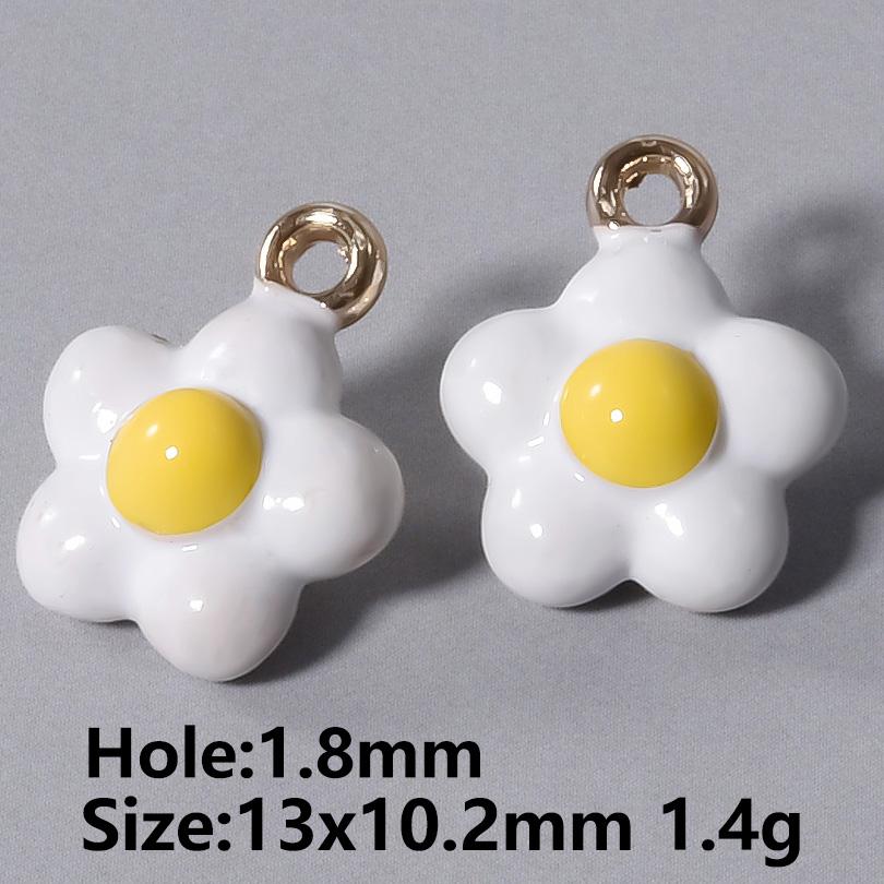 5/15pcs/Lot Cute Girl Pendant Enamel Cherry Rabbit Star Charms For Jewelry Making Supplies 3D Charm In Bulk DIY Earring Keychain