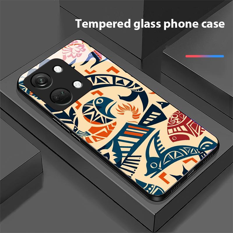 Tropical Rain Forest For OnePlus Nord 3 5 6T 7 Pro 8 12 10T Reno8 Lite 5G 10R Nord N30 Shell Tempered Glass Phone Case Black