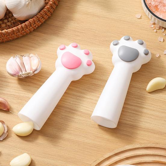 Cat Paw Garlic Peeler Silicone Roller Peeling Tool Quick Peeling Tube Garlic Skin