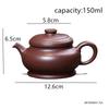 150ml Tradition Yixing Purple Clay Teapot Household Handmade Tea Pot Beauty Tea Infuser Kettle Chinese Zisha Teaware Tea Set