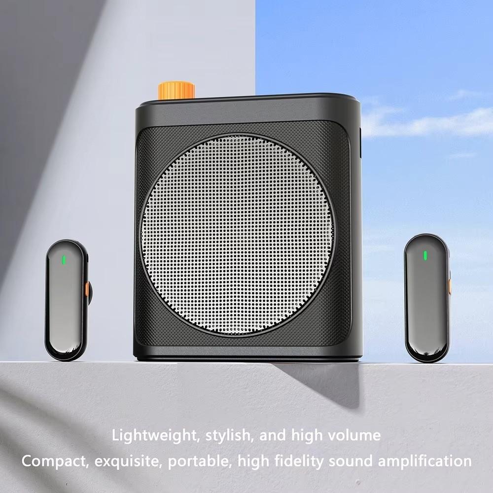 Mini Wireless Microphone Magnetic Megaphone Speaker Mini Megaphone Lavalier Microphone Meeting