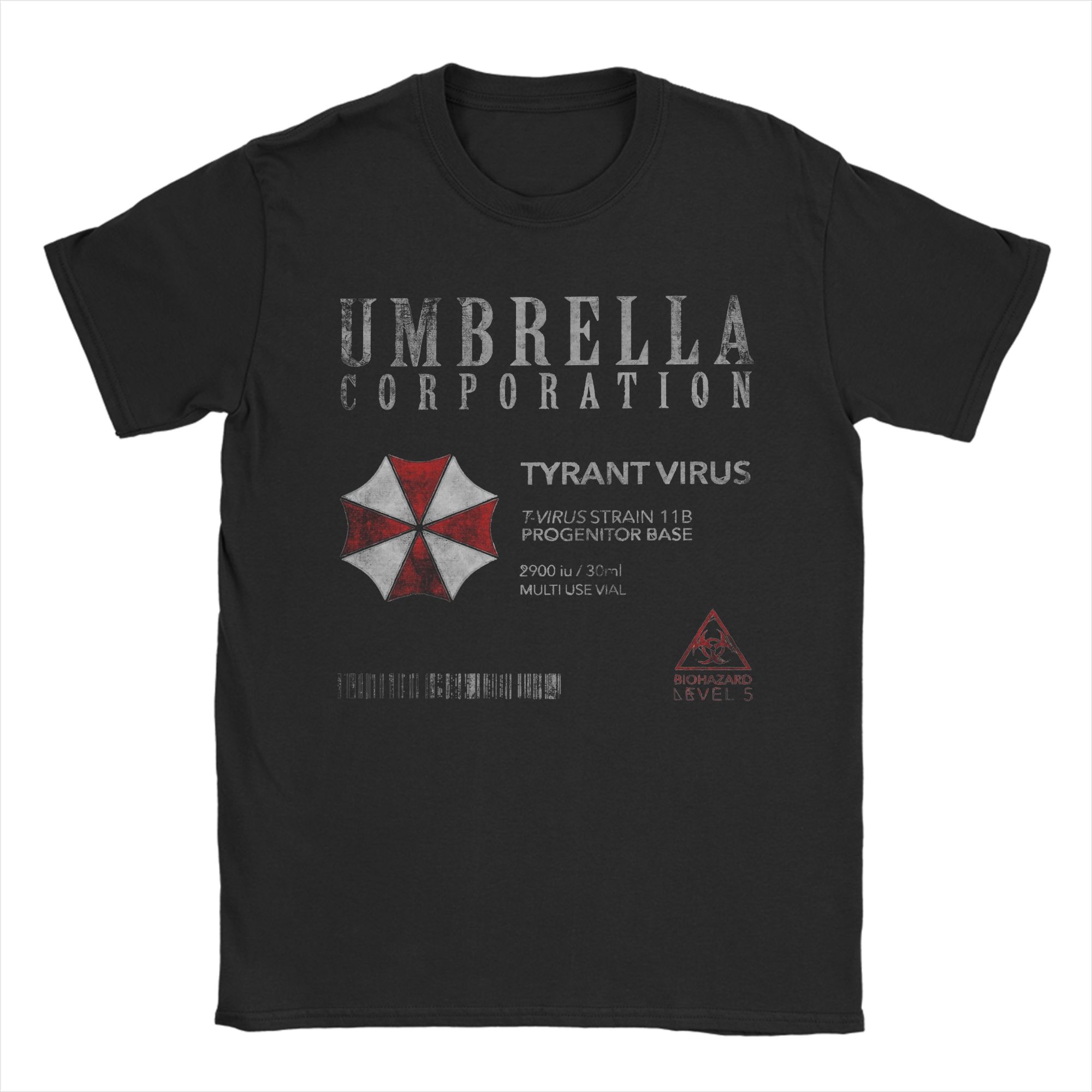 

Футболка Umbrella Corporation Resident Evil Бавовняна футболка З круглим вирізом З коротким рукавом Футболки Ідея для подарунка Одяг M