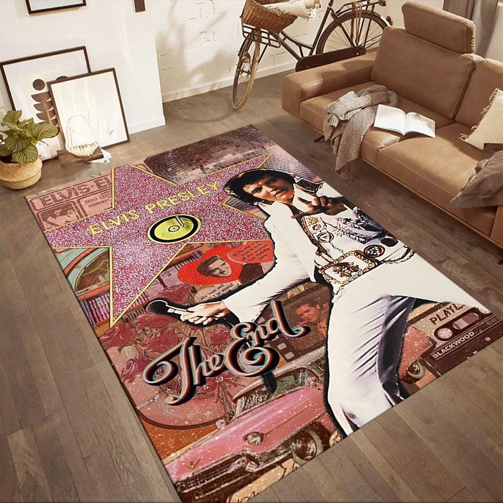 Elvis Floor Mat Design For Study Room Foyer Game Room Playrooms Antislip Rug Office Home Decor Best For Christmas