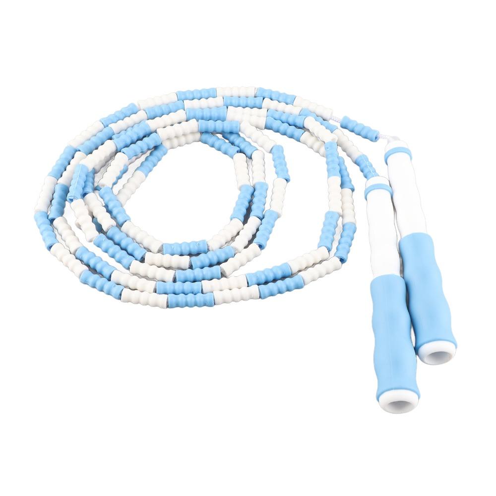 Weiches Perlen-Springseil Anti-Rutsch-Griff Seil zum Springen Verstellbares Springseil Übung