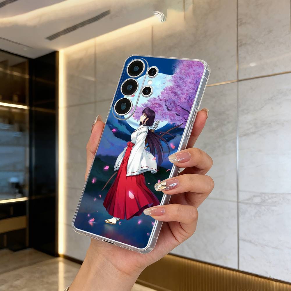 L-L-Inuyasha Phone Case For Samsung S25,S24,S21,S22,S23,S30,Ultra,S20,Plus,Fe,Lite Transparent Cover