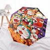 1pc Doraemon and Friends Halloween Fun Automatic Opening and Closing Umbrella - Suitable for Various Occasions, Outdoor Activities, Lightweight and Du