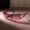Duża Ramka Urocze Kwadratowe Okulary Przeciwsłoneczne Kobiety Mężczyźni Marka Projektant Casualowe Okulary Przeciwsłoneczne Kobieta Mężczyzna Kolory Lustrzane