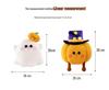 Funny Halloween Pumpkin Ghost Plush Pillow - Creative Photo Prop & Gift