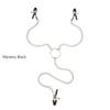 Adjustable Y-shaped Nipple Clitoris Nipple Clamp with Stainless Steel Metal Chain BDSM Flirting Breast-fed Sex Toy Stainless
