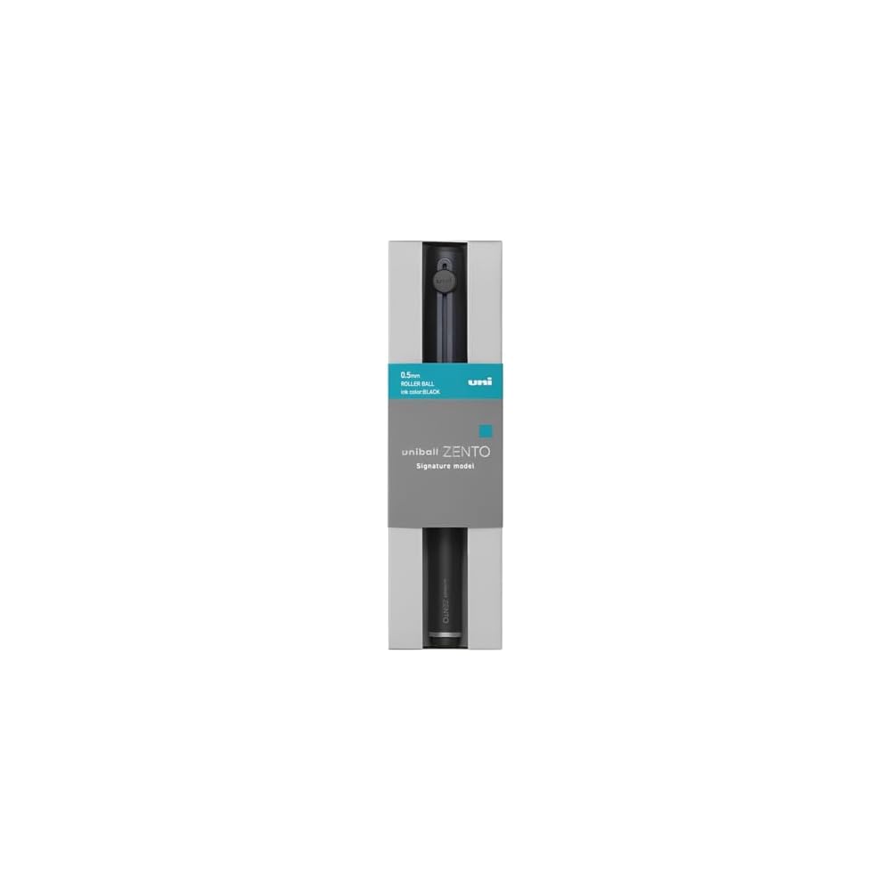 Uni-ball Zento Signature Modell 0,5 mm Metallic Schwarz Gelstift