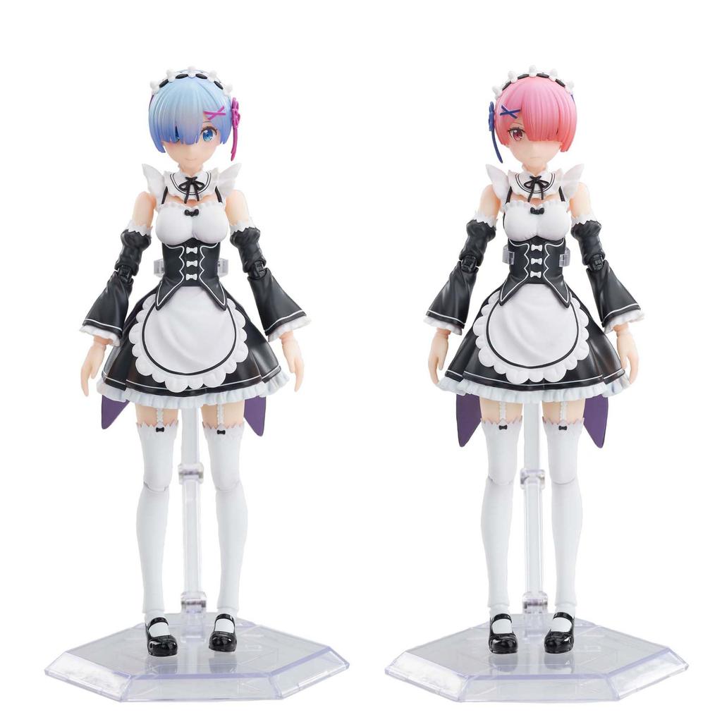 APEX ARCTECH Movable Series Life in Another Ram Rem Set Scale PVC ABS Painted Movable Figure ReZERO -Starting World- & 1/8 &