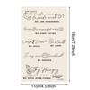 1 Sheets English Inspirational Quotes Words Tattoo Floral Butterfly Elements Temporary Body Art Sticker Waterproof