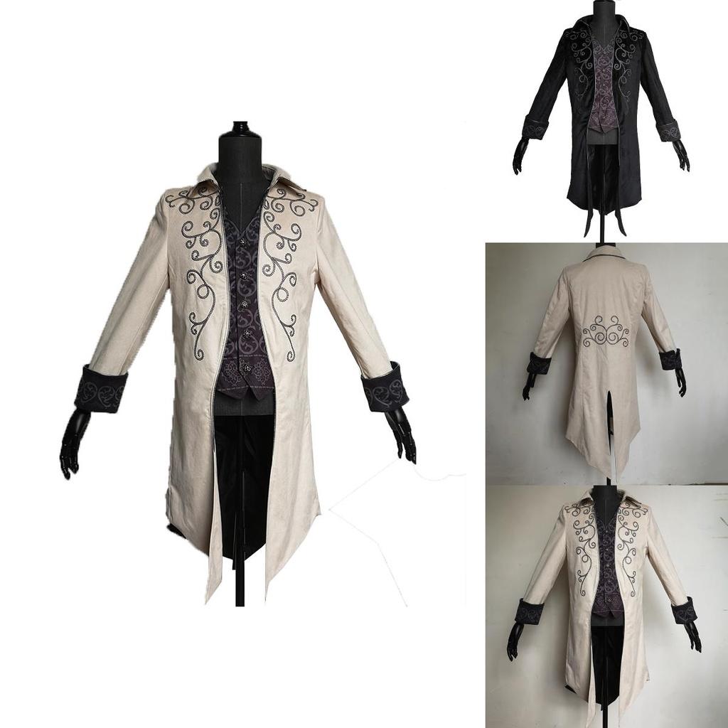 Stunning Vintage Men Tailcoat Jacket With V-neck Design For Unique Outfits