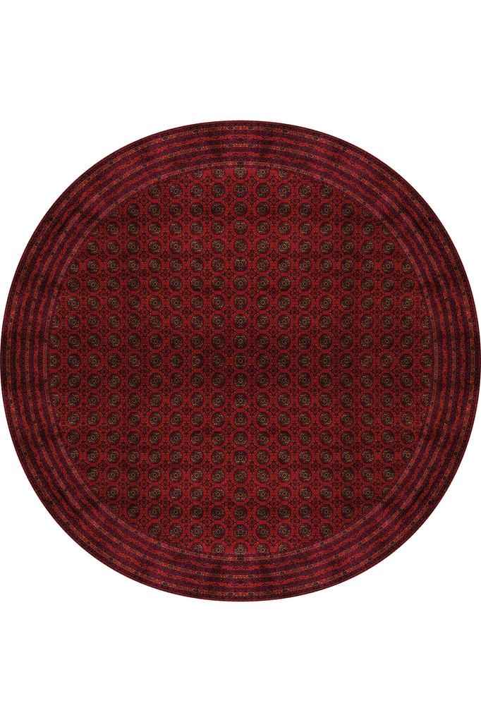 Eliana Home Washable Round Printed Carpet LNA7343-HT645