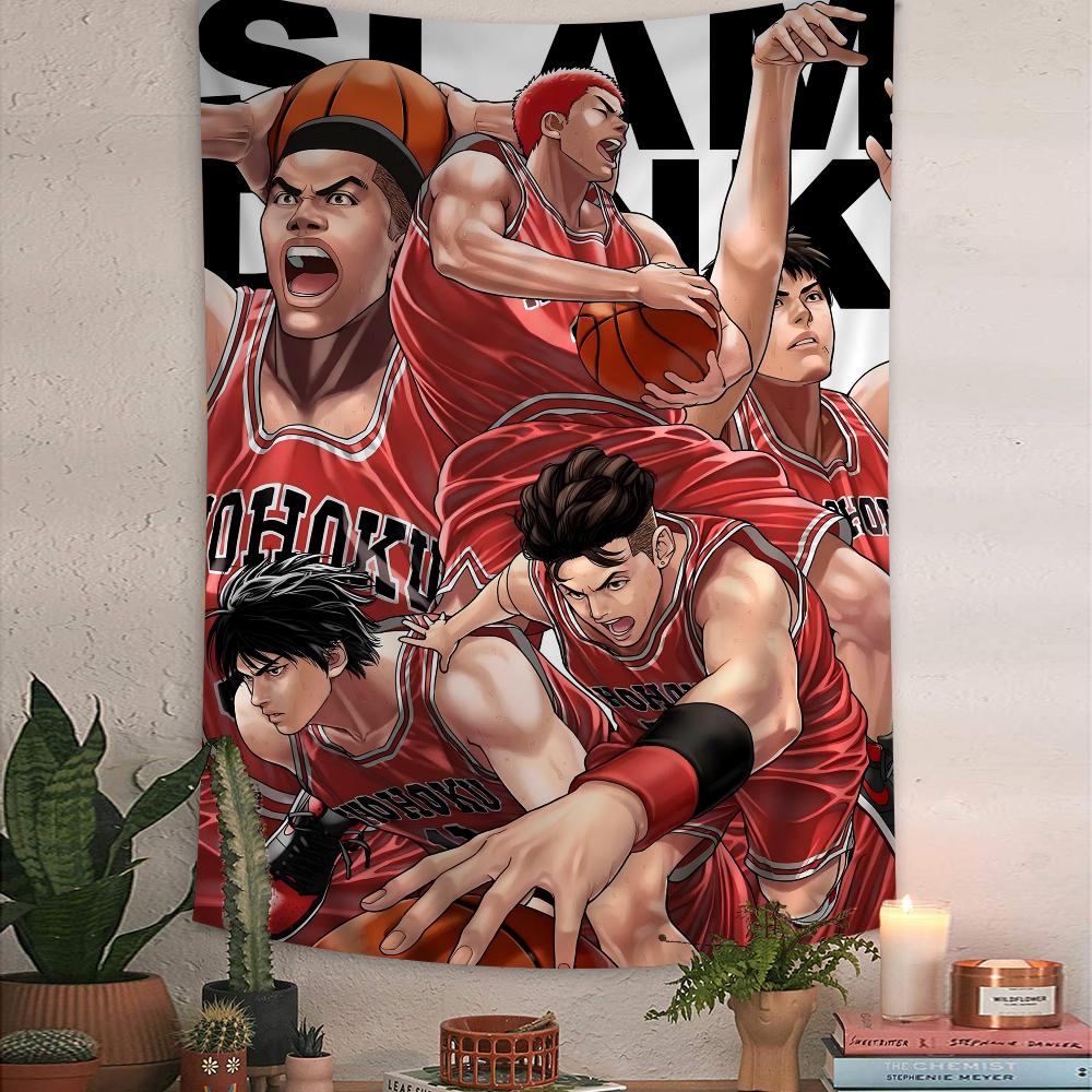 Slam Dunk ANIME Anime Tapestry Hanging Tarot Hippie Wall Rugs Dorm Home Decor
