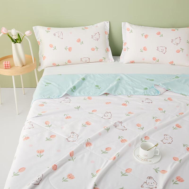 BEYOND HOME TEXTILE Tulip Rabbit Summer Fiber Quilt