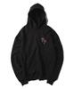 Twin Cross Overfit Hoodie [Black]