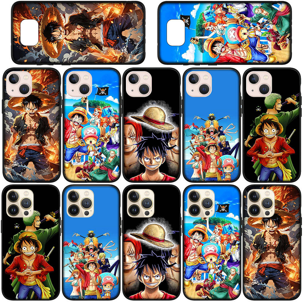 Case for iPhone 17 15 16 Plus Xiaomi Poco X7 X6 F8 F7 C85 C75 C71 Redmi Note 14 12 11 13 Pro Max A4 14C 13C 15C Luffy One Pieces Roronoa Zoro Silicone