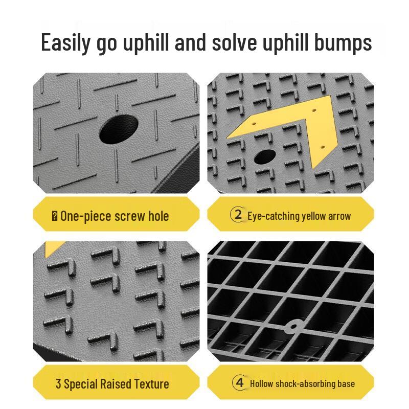 Rubber Car Curb Ramp Mat