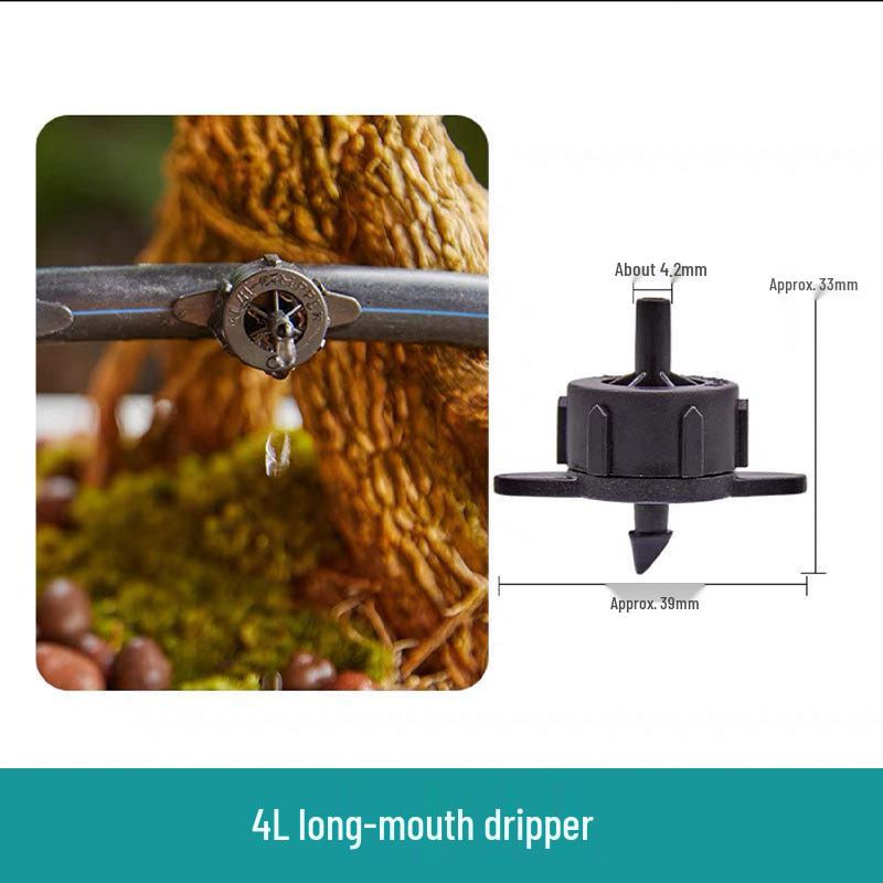 Pressure-Compensating Drip Emitter 2L/4L/8L - Removable Garden & Balcony Irrigation Stabilizer
