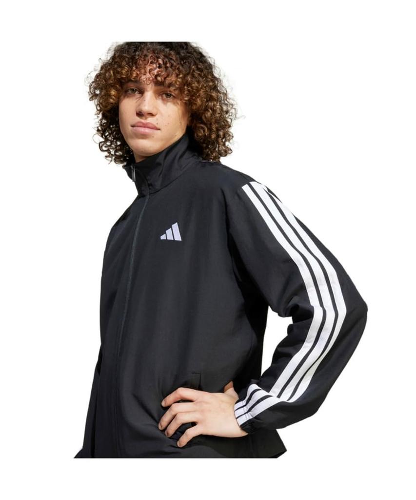 Adidas Woven Tracksuit Black Size XL Men's 3-Stripes Set, (KQI91) (JI8849),