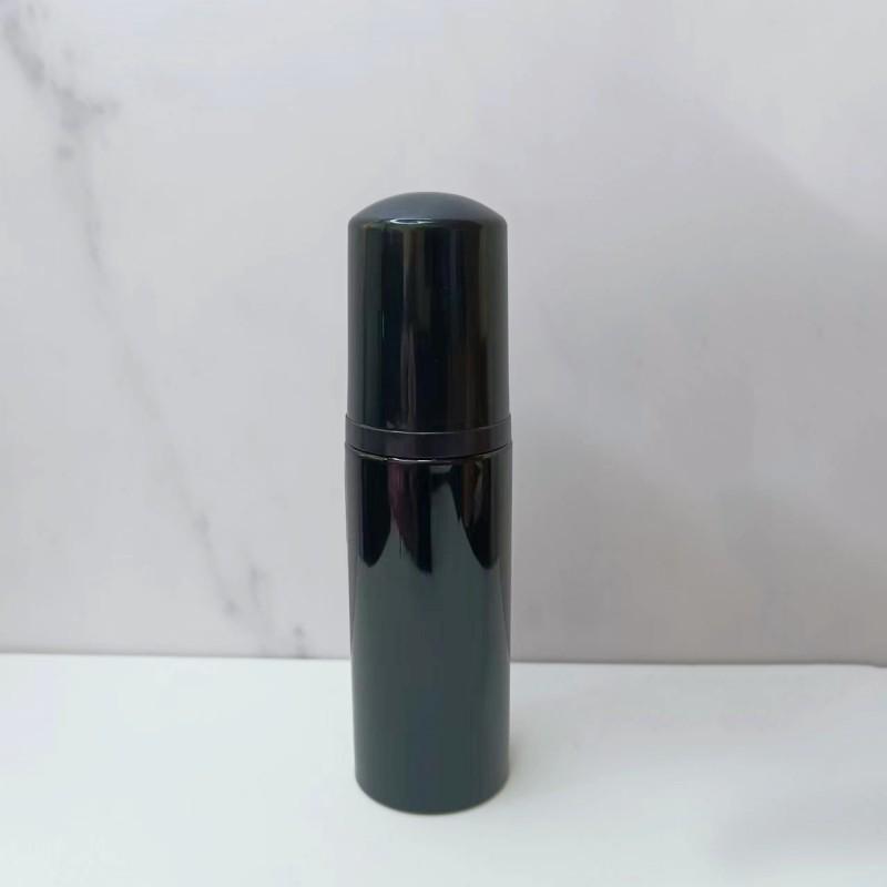 30ml Black Press-Type PET Foaming Facial Cleanser & 60ml Mousse Dispensing Bottle