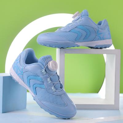 Children's Football Shoes New Mesh Breathable Boys and Girls Students Children Comfortable Sports Shoes Broken Nail Training