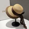 Sunscreen sunshade straw hat summer women's travel hat foldable big brim UV protection casual sun hat summer cool hat