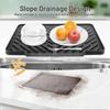 Antypoślizgowa, żaroodporna podkładka do suszenia naczyń Silikonowa podkładka pod garnki, naczynia, kubki Podkładka na stół Taca amortyzująca Ociekacz z szerszym odpływem