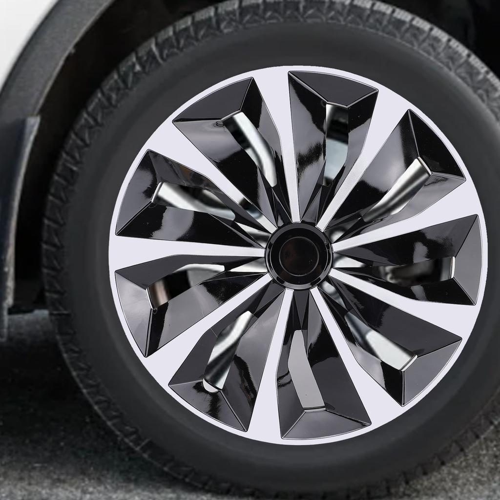 4 Τεμάχια Κάλυμμα Τροχού 14 ιντσών Κάλυμμα Τροχού R14 Σετ Καλύμματος Τροχού για Αυτοκίνητα Φορτηγά SUV