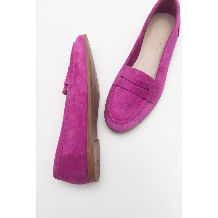 Women's Genuine Suede Leather Casual Shoes Loafers