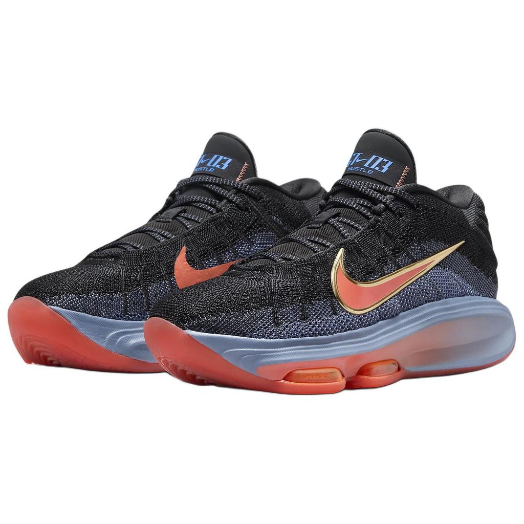 Nike Air Zoom GT Hustle 3 Swoosh Fly Women Sneakers Black Anthracite Ashen-Slate FZ2851-001