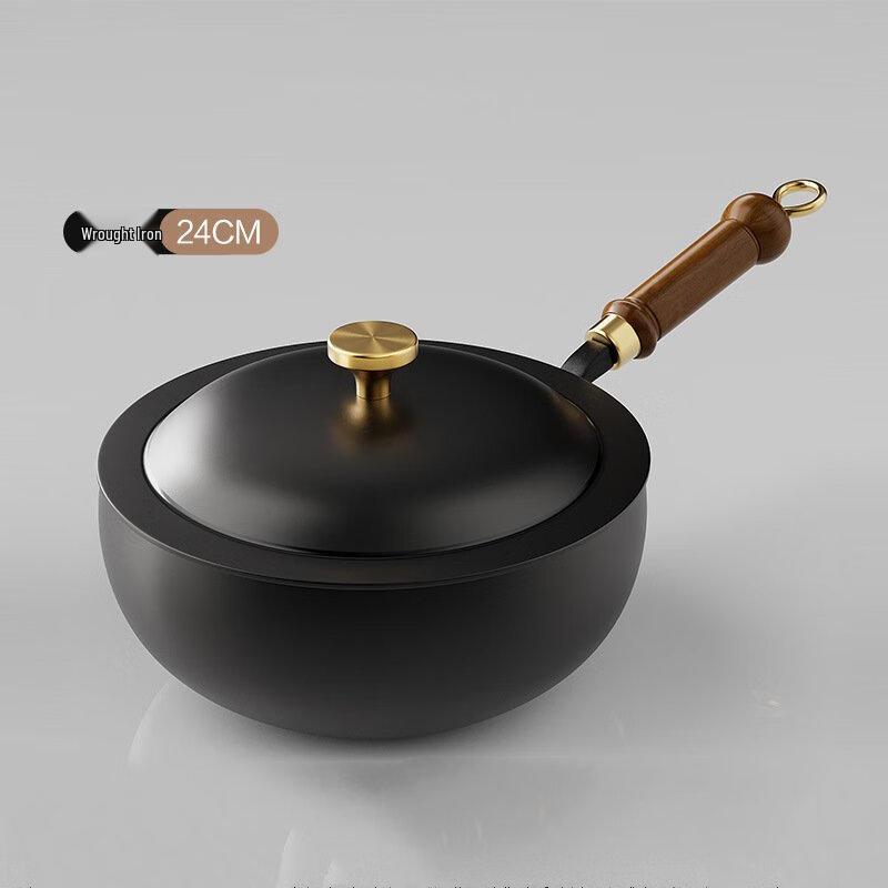 Utoo Hammered Wrought Iron Multi-purpose Pot