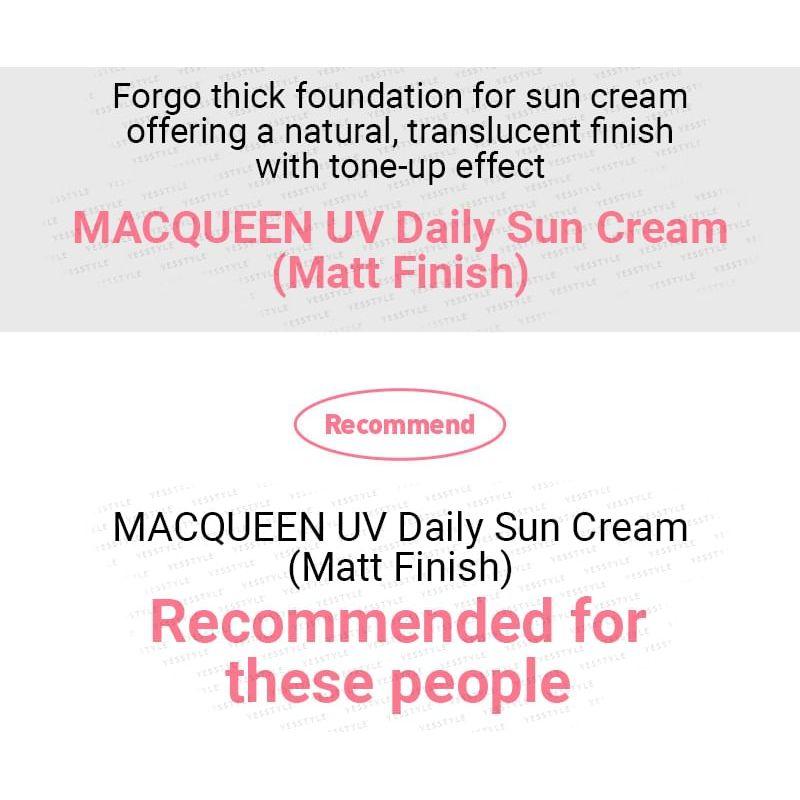 MACQUEEN - Tägliche UV-Sonnencreme (Mattes Finish)