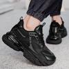 Men's 6.8CM Lift Sports Shoes - Shock-Absorbing, Breathable, Thick Sole, Versatile Dad Shoes for Autumn